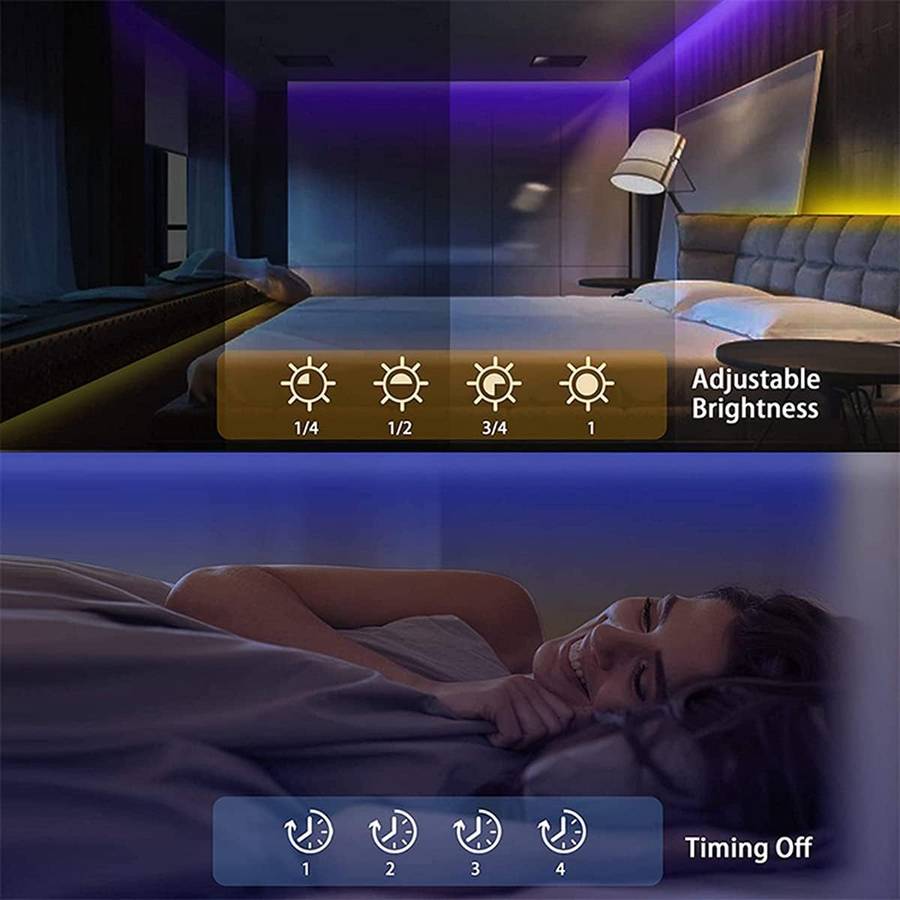 RGBIC IED STRIP 10 Meters Led Strip Lights,Music Sync,Color Changing