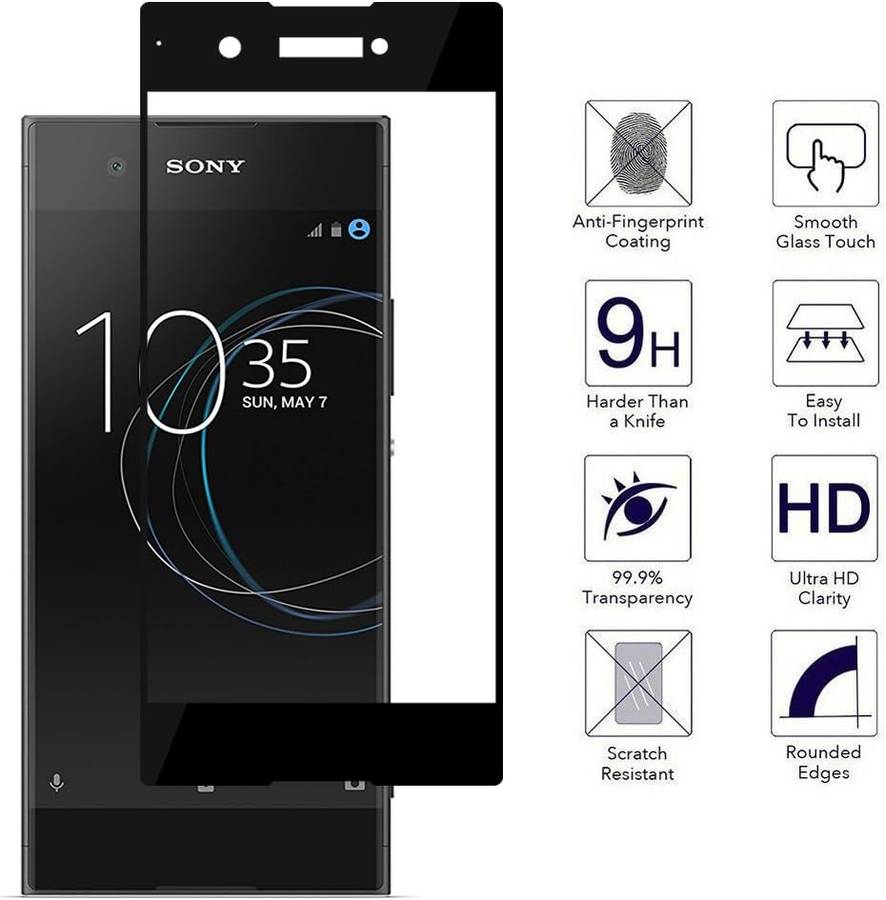 NEWZEROL [3 Pack] for Sony Xperia XA1 Screen Protector [Full Coverage] Tempered Glass High Definitio