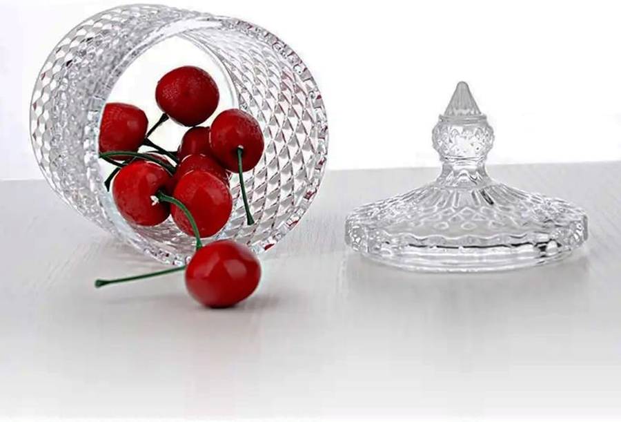Glass Candy Jar with Lid