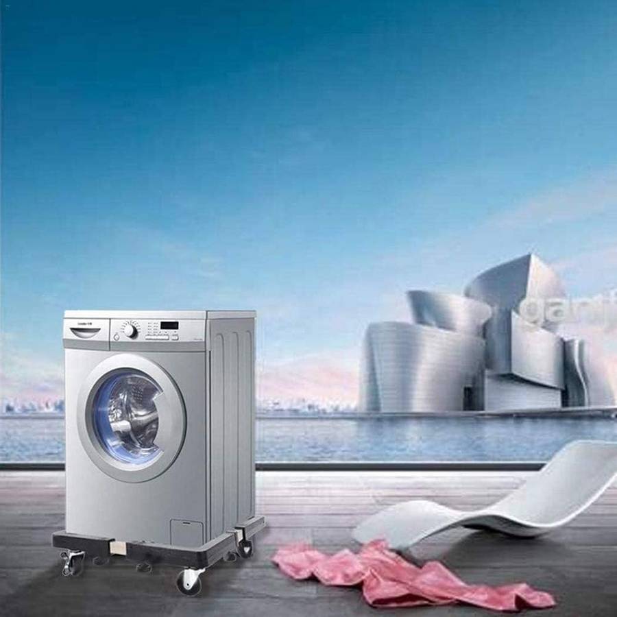 Washing Machine Stand with Wheels Universal Adjustable Mobile Base for Home Appliance, 135 KG Load,