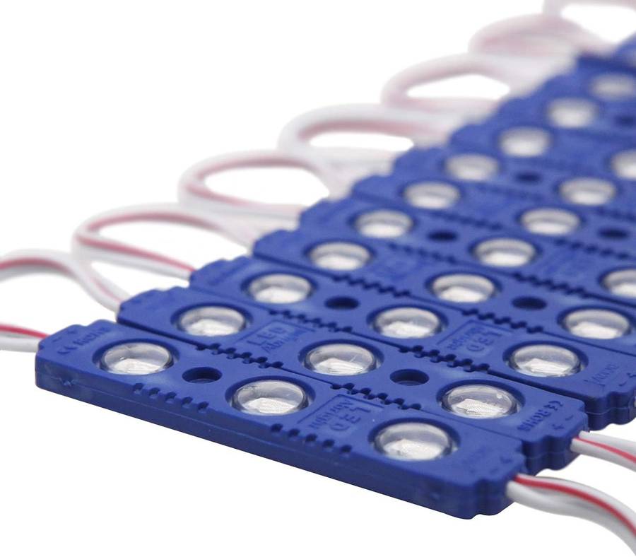 20 X 3 LED Ultra Bright LED Module Waterproof Strip Light 5730 ( BLUE)