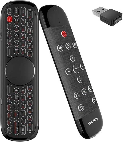 Wechip W2 Pro Air Mouse VOICE INPUT Remote Control Microphone 2.4G Wireless Mini Keyboard