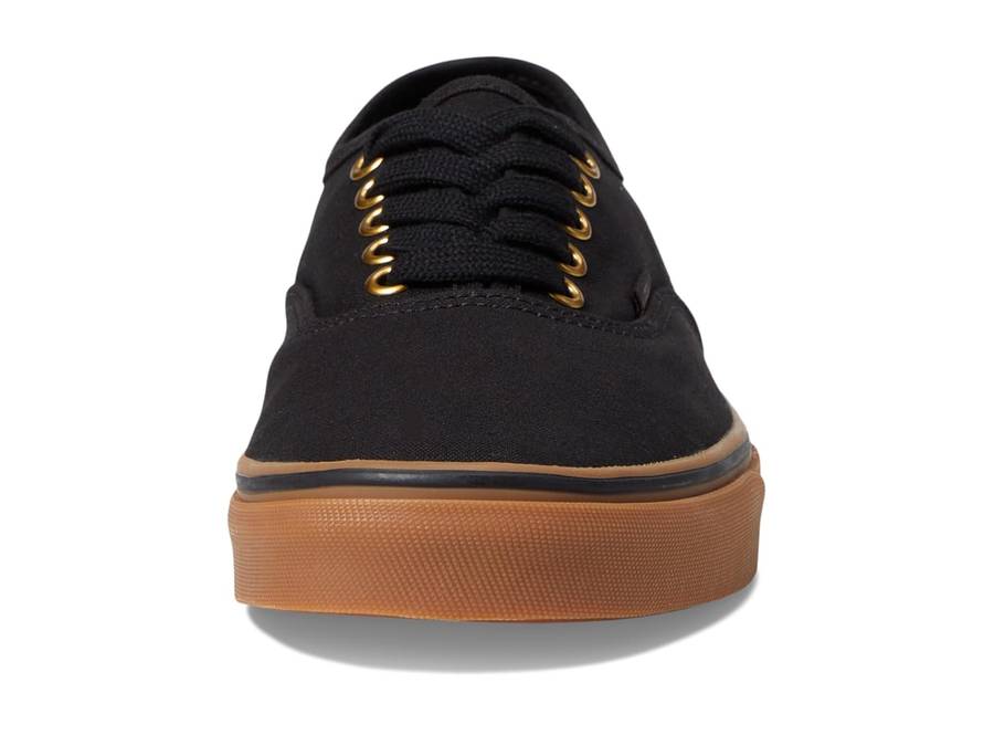 VANS AUTHENTIC BLACK RUBBER SNEAKERS