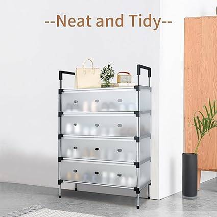 Shoe Rack Shoe Organizer, 5 Tier Shoe Storage Cabinet Shoe Shelves Organizer,Shoe Storage Organizer