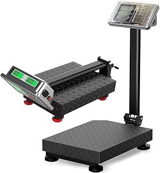 150KG Industrial Platform Scale Weight Shipping Scale 0.1 LB Accuracy Postal Scale for Packages Lugg