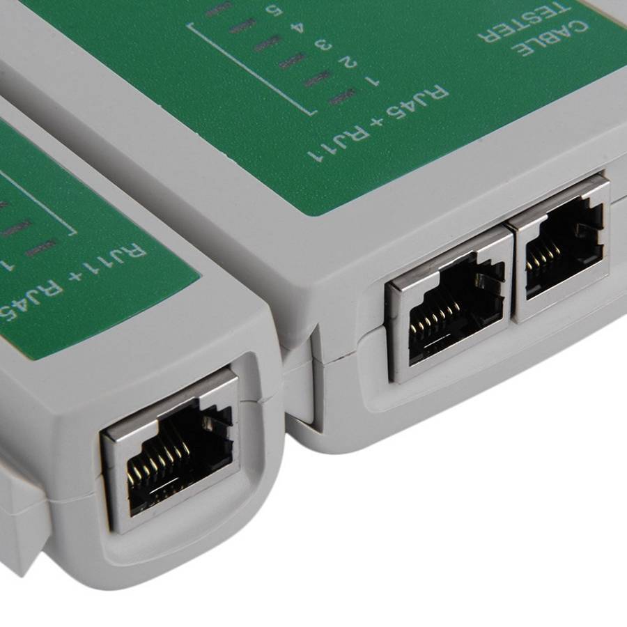 Network Cable Tester Dual Use Battery Operated RJ45 and RJ11