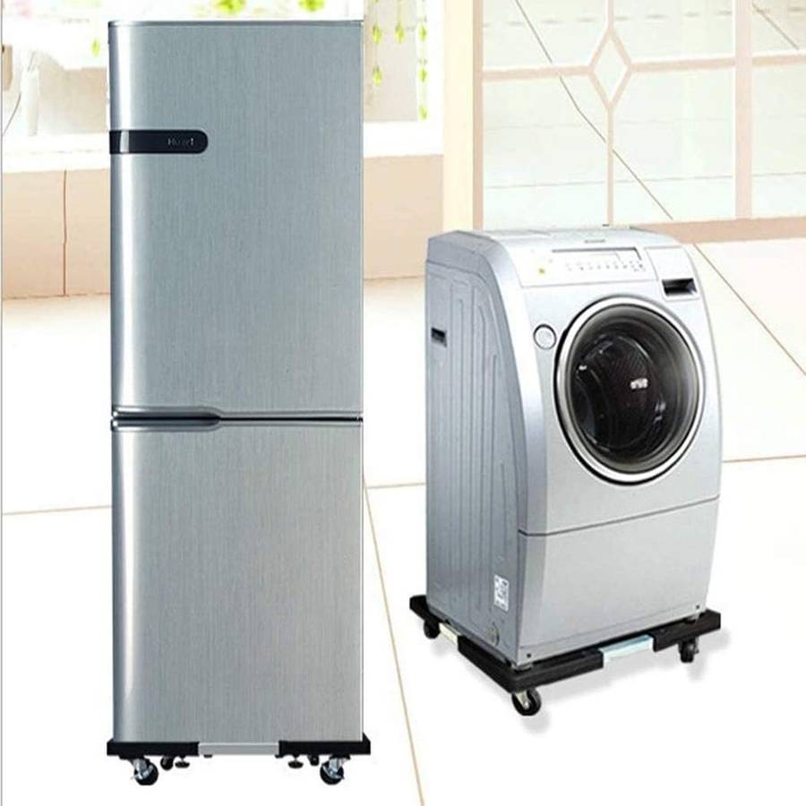 Washing Machine Stand with Wheels Universal Adjustable Mobile Base for Home Appliance, 135 KG Load,