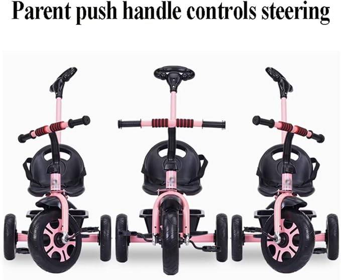 Kids trikes with Parent Push Rod (PINK)