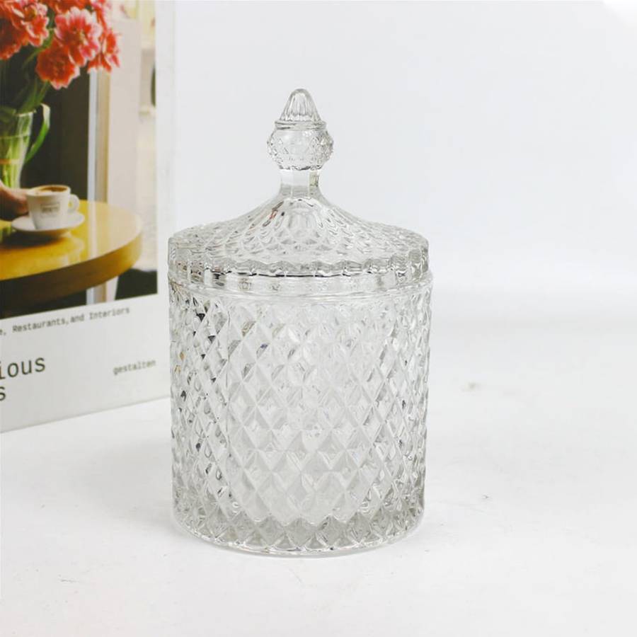 Glass Candy Jar with Lid