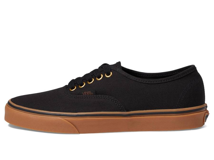 VANS AUTHENTIC BLACK RUBBER SNEAKERS
