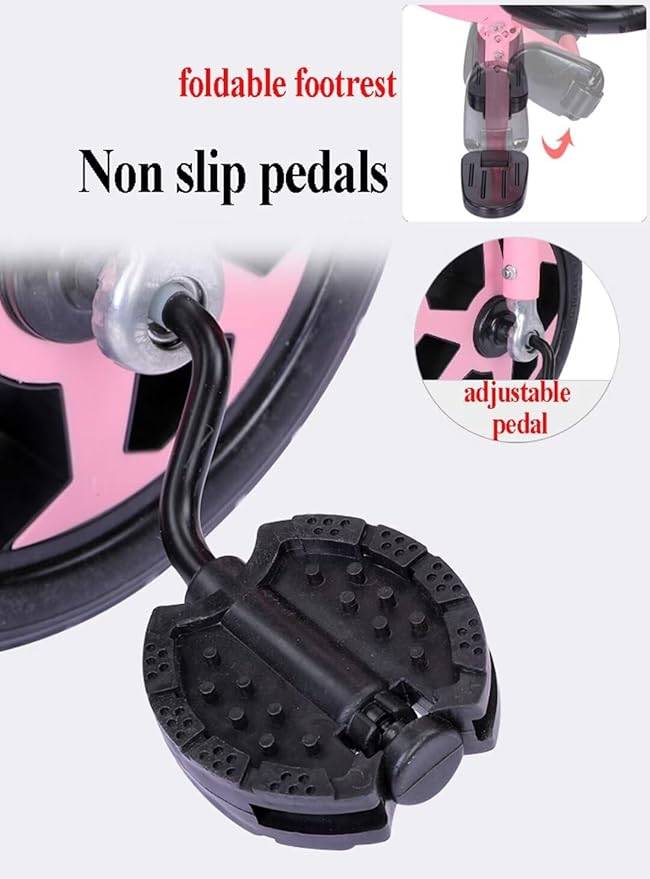 Kids trikes with Parent Push Rod (PINK)