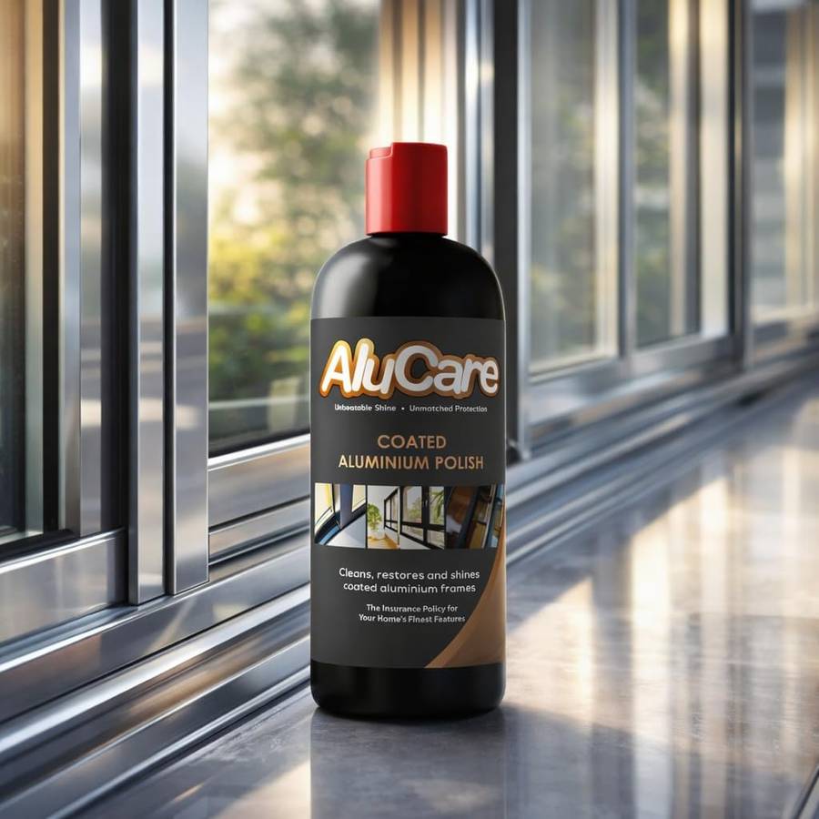 AluCare Aluminium Polish 500ml | Cleaner, Restorer & UV Protector for Window & Door Frames