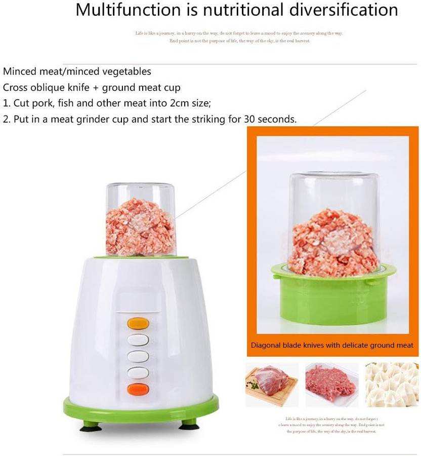 Blender Smoothie Maker Stainless Steel Blades, 3-Speed Control Juice Maker
