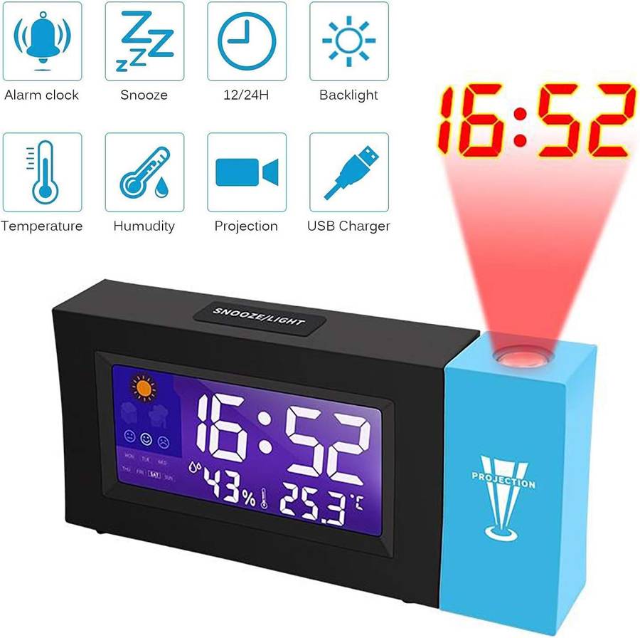 Alarm Clock with Projector