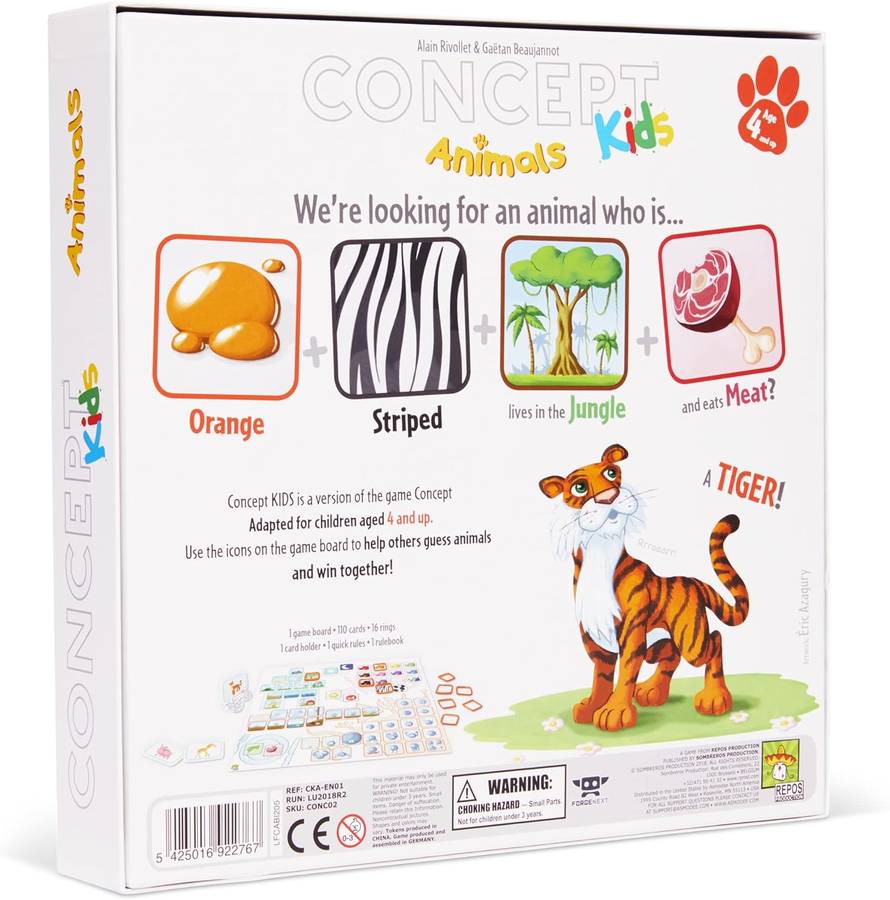 Concept Kids Animals - Cooperative Animal Guessing Game for Children!