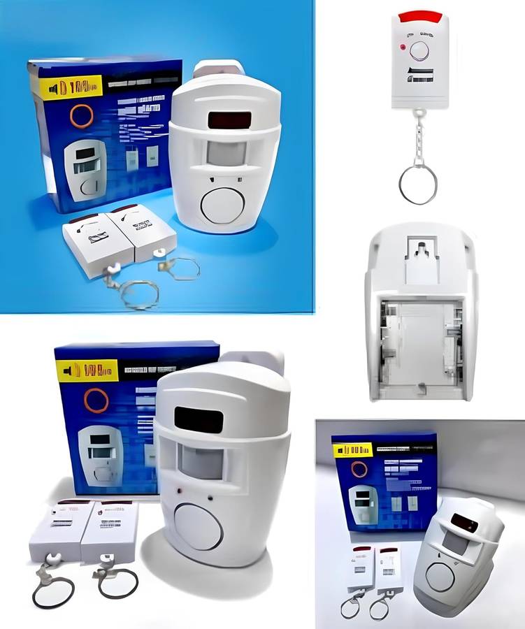 WER INFRARED WIRELESS MOTION DETECTION ALARM FOR HOME SAFETY AND STORAGE CENTER - SET OF 2