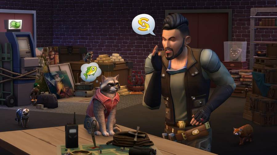 The Sims 4 Plus Cats and Dogs Bundle (PS4) Playstation 4 Standard Edition - Brand new sealed