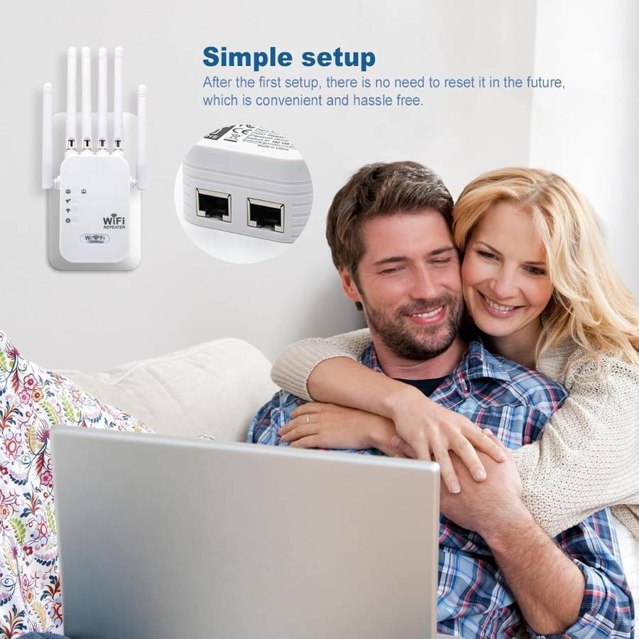 1200Mpbs Dual Band 2.4/5Ghz WIFI Signal Booster Repeater