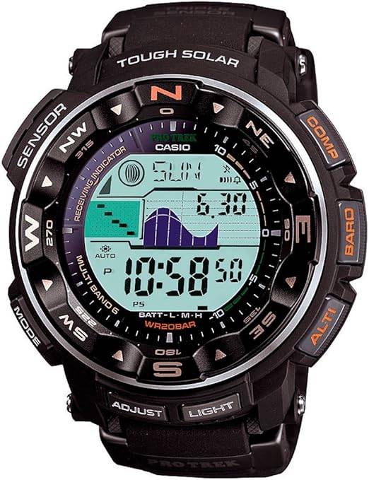 Casio Pro Trek Atomic Solar Men`s Watch PRW2500R-1CR