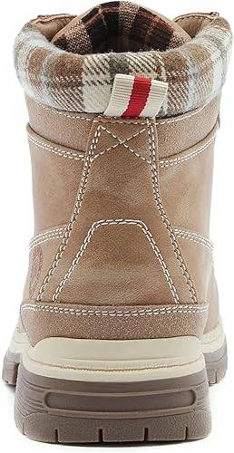ANJOUFEMME Womens Hiking Snow Winter Boots