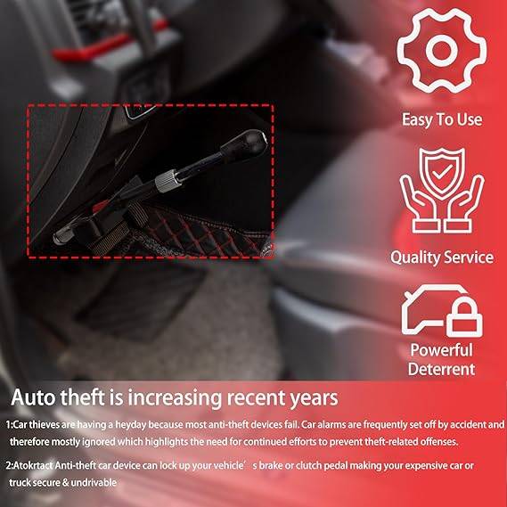 Automotive Brake Clutch Pedal Lock