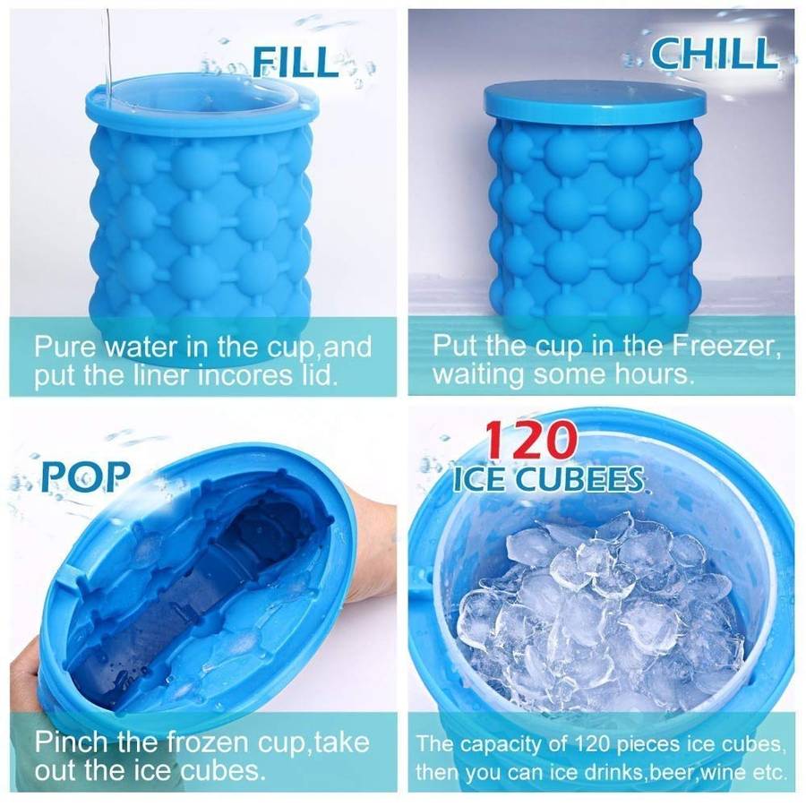 The villa Silicone ICE Cube Maker, ICE Bucket, ICE Cube Trays