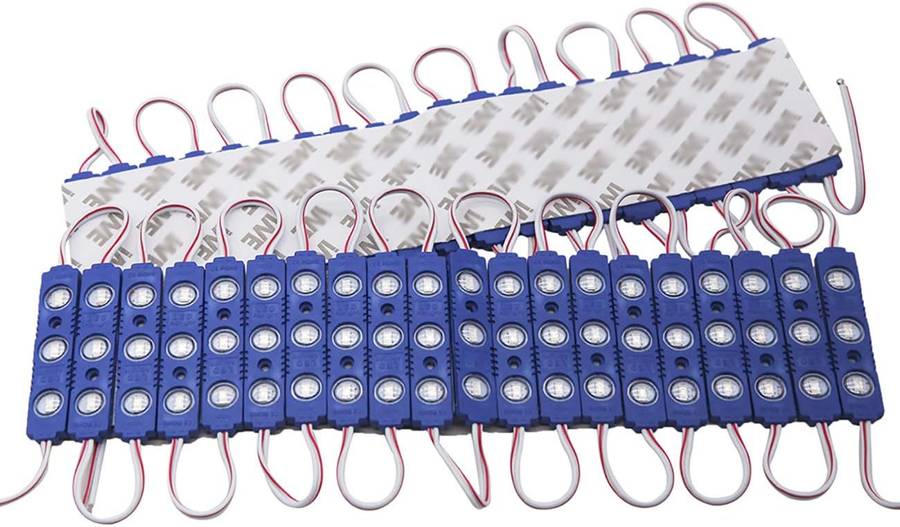20 X 3 LED Ultra Bright LED Module Waterproof Strip Light 5730 ( BLUE)
