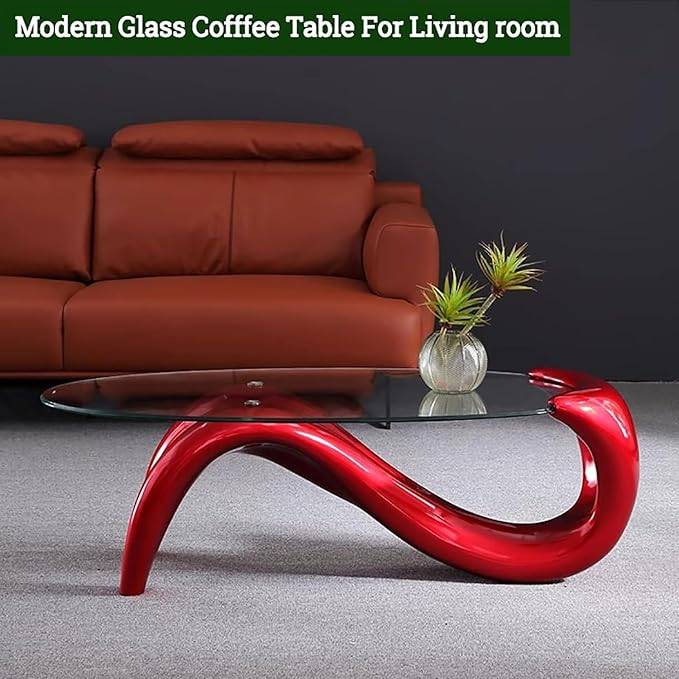 Coffee table (tempered glass)
