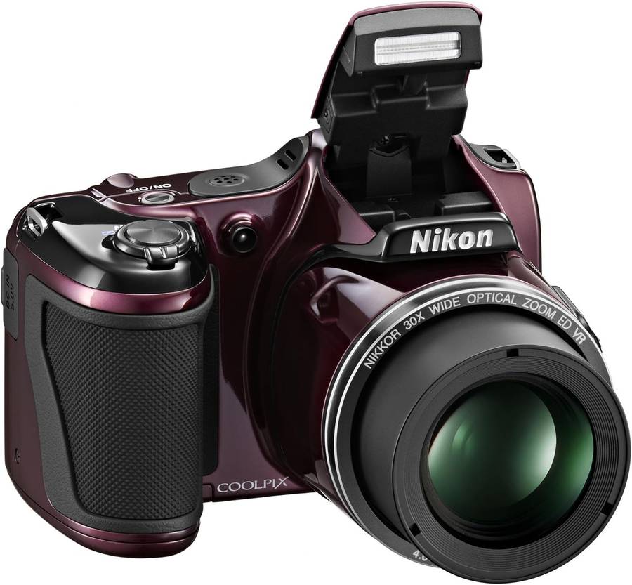 Nikon Coolpix L820 Digital Camera 16 Megapixels 30x Optical Zoom 7.6 cm (2.7 Inch) LCD Monitor IS