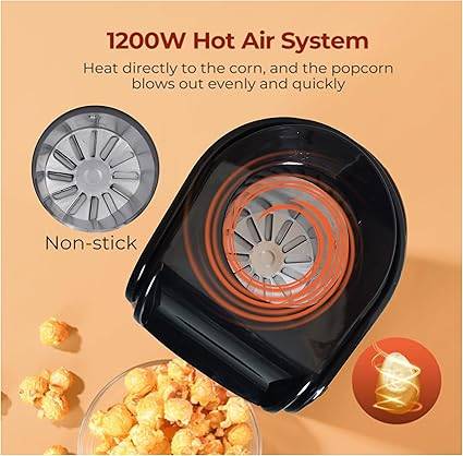 Electric Hot Air Popcorn Maker