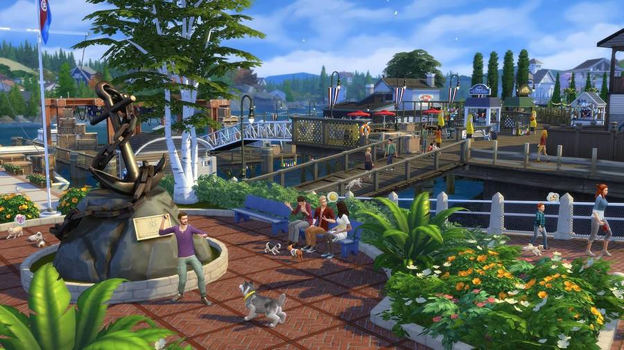 The Sims 4 Plus Cats and Dogs Bundle (PS4) Playstation 4 Standard Edition - Brand new sealed