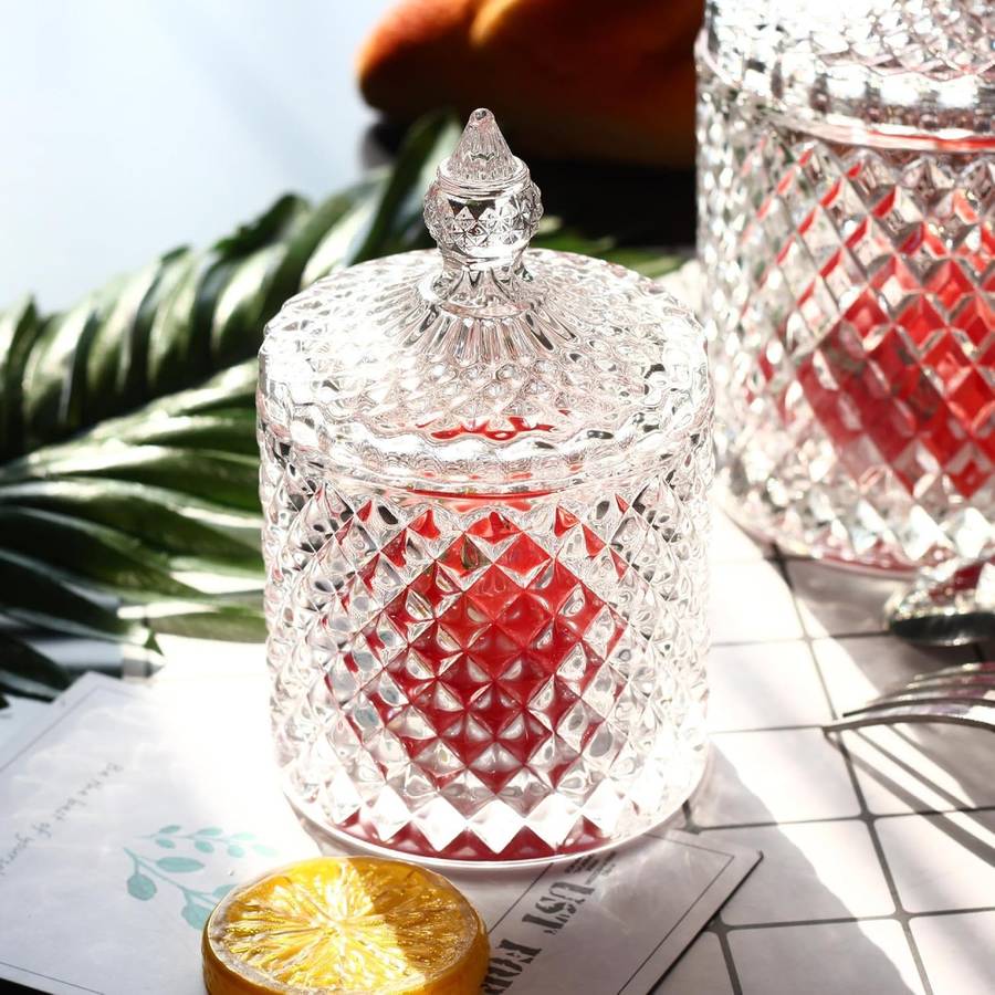 Glass Candy Jar with Lid