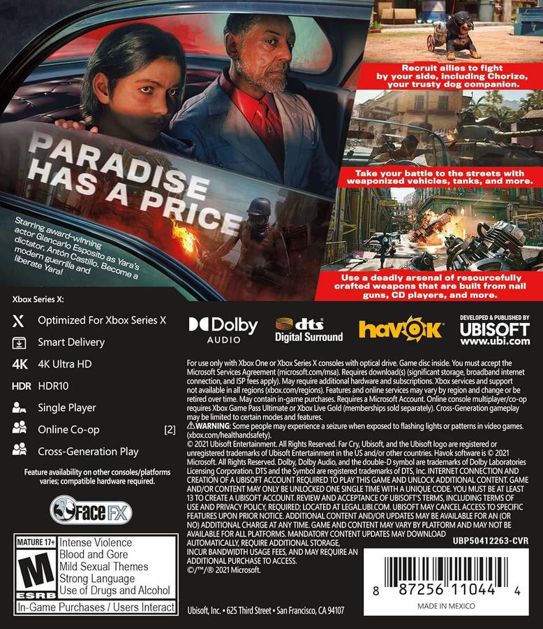Far Cry 6 Xbox Series X S, Xbox One Standard Edition - Brand new sealed