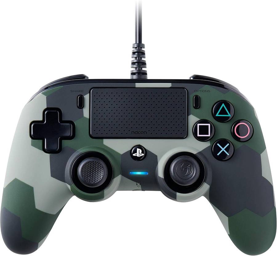 Nacon Wired Compact Controller [Camo Green] - PS4