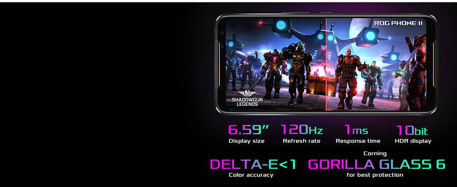 ASUS ROG Phone 2 Smartphone - 8GB RAM - 128GB Storage - Snapdragon 855 (Black)