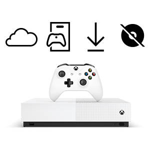 Xbox One S 1TB All-Digital Edition Console (Disc-free Gaming)