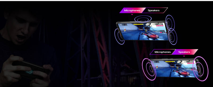 ASUS ROG Phone 2 Smartphone - 8GB RAM - 128GB Storage - Snapdragon 855 (Black)