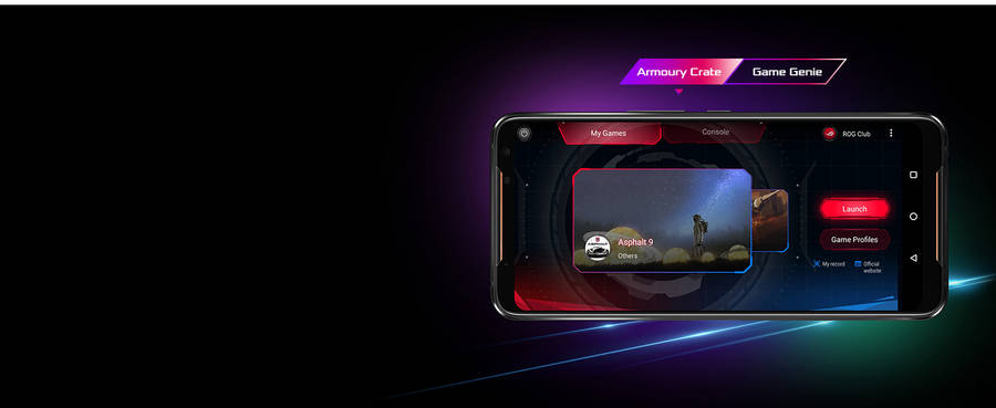 ASUS ROG Phone 2 Smartphone - 8GB RAM - 128GB Storage - Snapdragon 855 (Black)