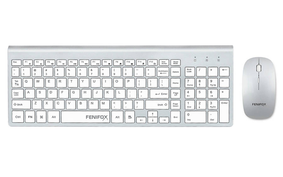 WIRELESS WATERPROOF KEYBOARD AND MOUSE BUNDLE