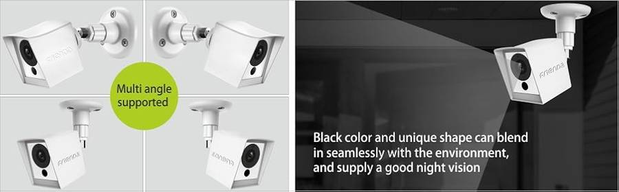 Outdoor Camera Cover for Wyze Cam 1080p HD Camera and iSmart Alarm Spot Camera with Security Wall