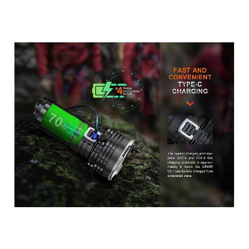 Fenix LR40R V2.0 LED Flashlight