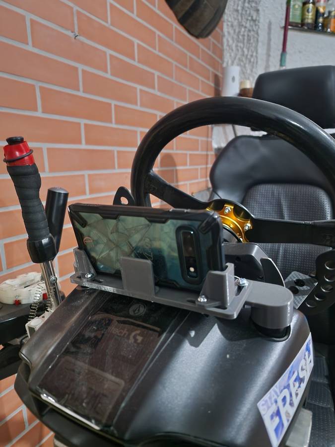Sim Racing Modular Phone Mount  Compatible with Logitech G29 & G920