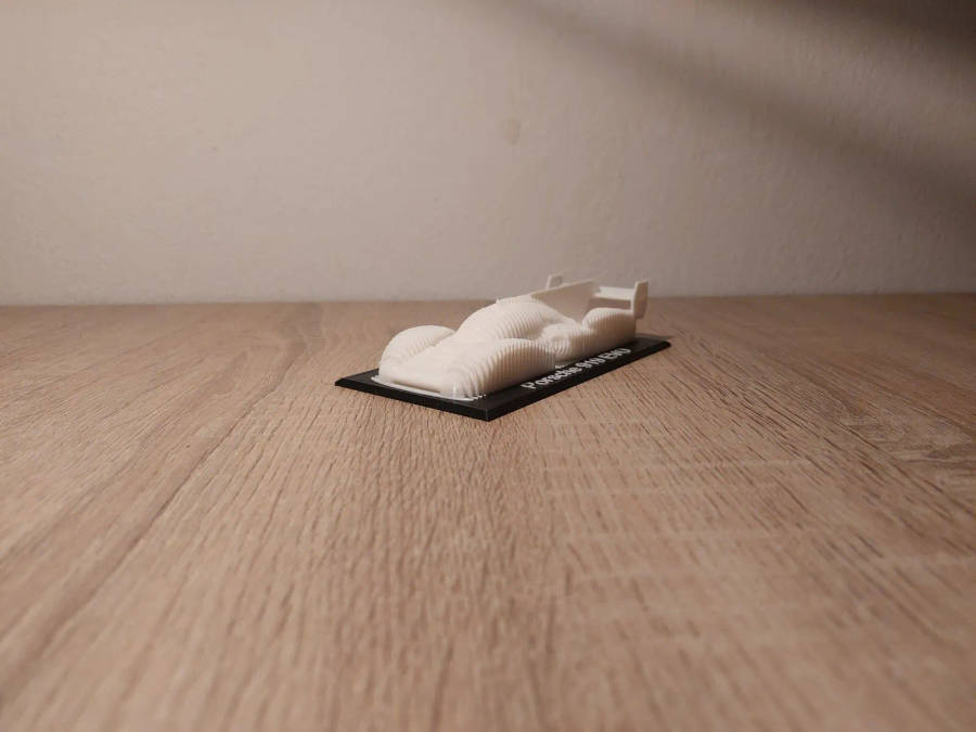 Layered Porsche 919 EVO Sculpture