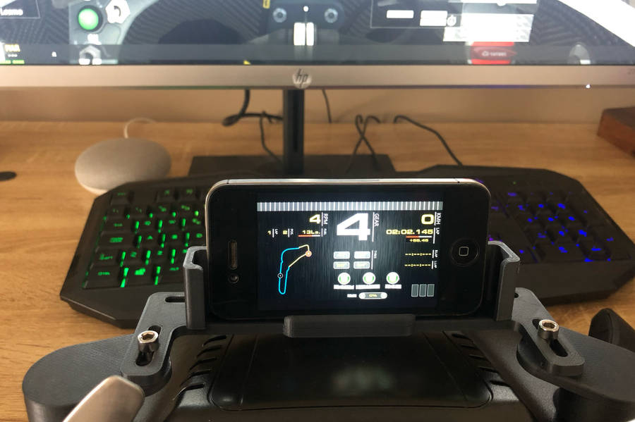 Sim Racing Modular Phone Mount  Compatible with Logitech G29 & G920