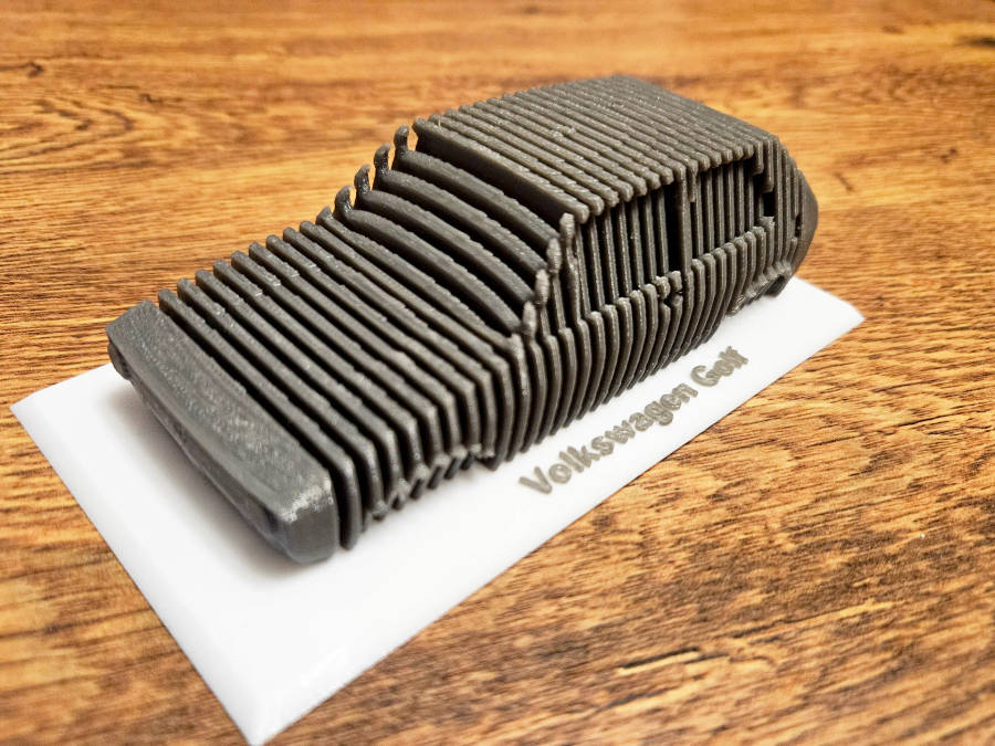 Volkswagen Golf I  Layered Sculpture