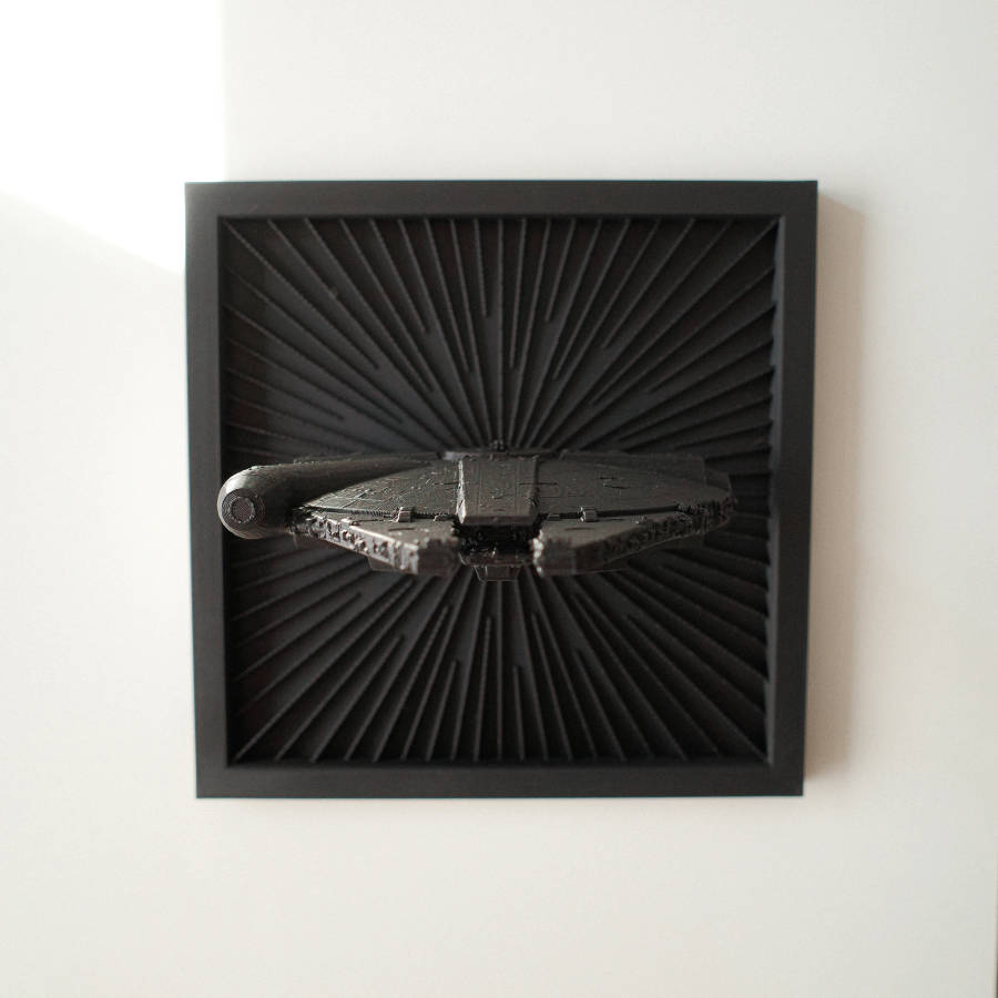 Star Wars  Millennium Falcon 3D Wall Art