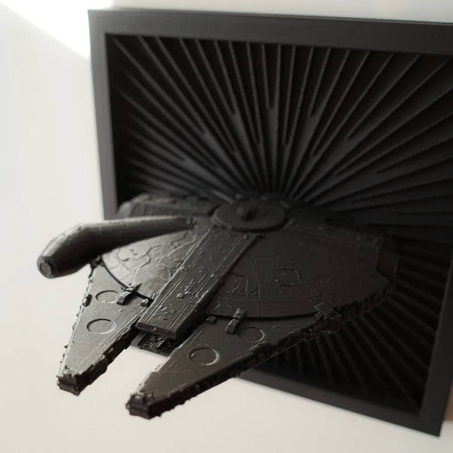 Star Wars  Millennium Falcon 3D Wall Art