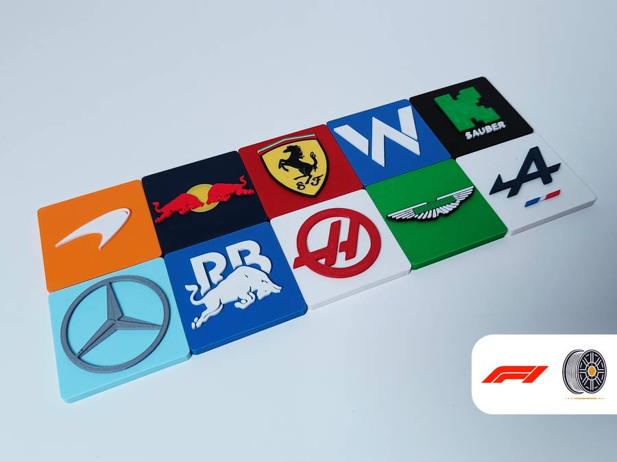 F1 Speed Champions Mount | All Team Logos avaliable