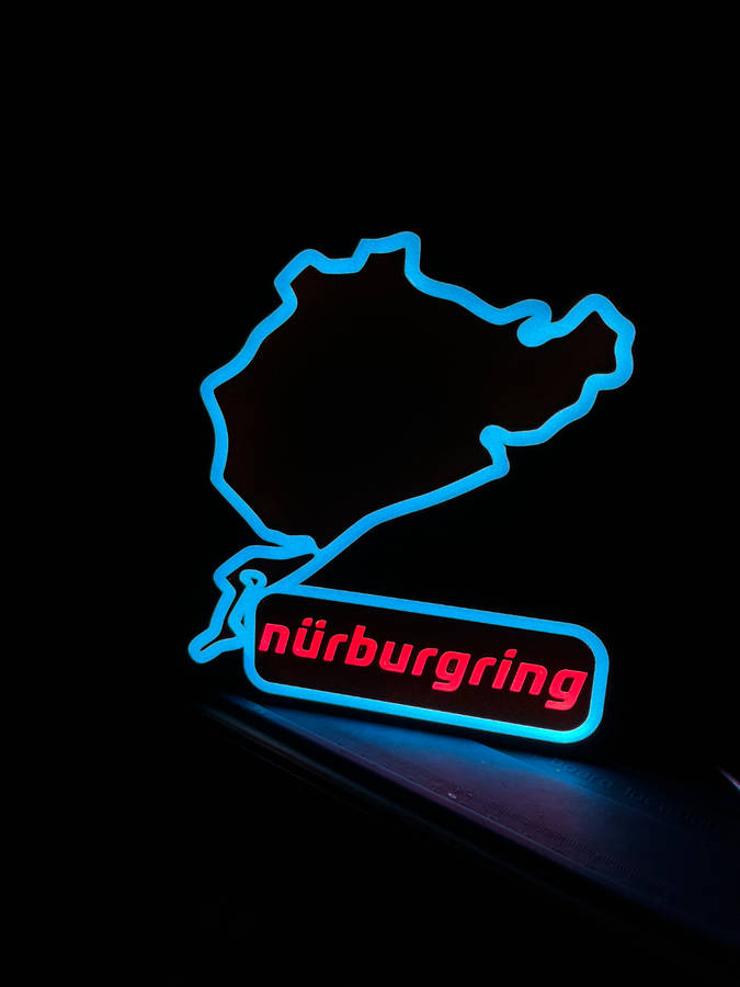 Nrburgring LED Lamp  Illuminated Track Display