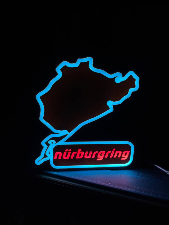 Nrburgring LED Lamp  Illuminated Track Display